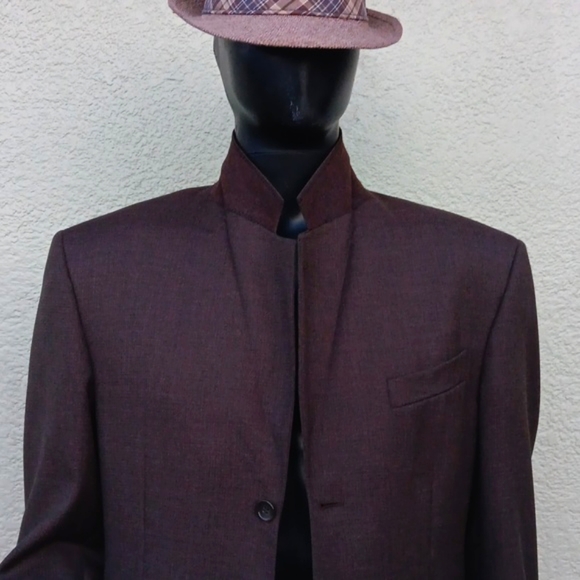 GIANNI VALENTE MEN'S PURE WOOLMARK WOOL (3) BUTTON BLAZER (INDIA) - Picture 1 of 17